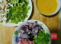 Illustration of how to make seasonal vegetable fried rice 2