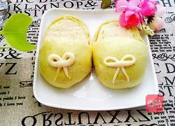 Illustration of how to make slipper steamed buns 9