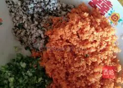 Illustration of how to make mushroom, carrot and rapeseed dumplings 2