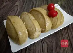 Illustration of how to make brown sugar steamed buns 12