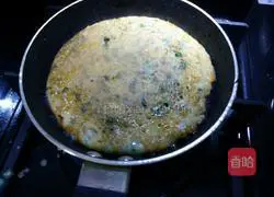 Illustration of how to make purslane cakes 9