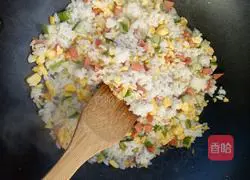 Illustration of how to make cat fried rice 7