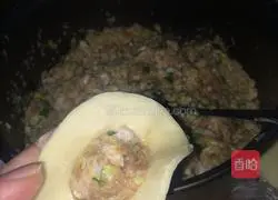 Illustration of how to make dumplings stuffed with pork and cabbage 6