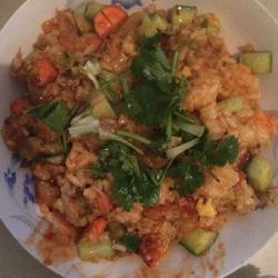 Spicy cabbage fried rice