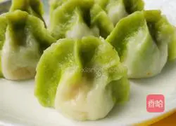 Illustration of how to make cabbage (Baicai) dumplings 11
