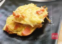 [Ten Minute Breakfast] Part 2 Fried Potato Pancakes Illustration of how to do it 4