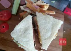 Illustration of how to make beef sandwiches 12