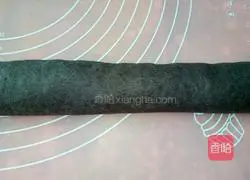 Illustration of how to make black rice noodles steamed buns 7