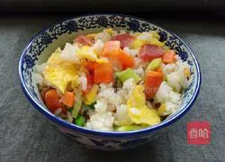 Illustration of how to make magnificent fried rice 8