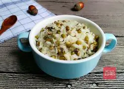 Illustration of how to make mung bean stewed rice 8