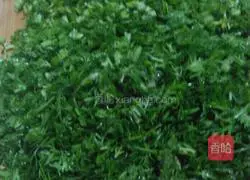 Illustration of how to make fennel meat dumpling stuffing (flavor type) 4