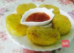 Illustration of how to make fried steamed bun slices 9