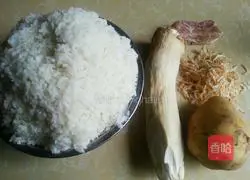 Illustration of how to make special rice fried rice 1