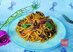 Illustration of home-style dry noodles 8