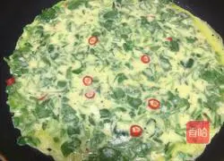 Illustration of how to make watercress pancakes 5