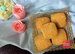 Illustration of how to make light cream peanut shortbread 8