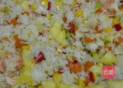Illustration of how to make pineapple (pineapple) fried rice 8