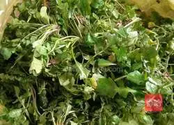 Illustration of how to make shepherd's purse dumplings 1