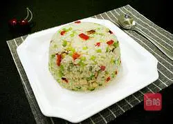 Illustration of how to make celery and fragrant dried fried rice 11