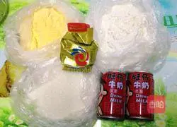 Illustration of how to make corn milk steamed buns 1