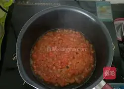 Baby food supplement sweet potato sesame cake and persimmon soup recipe illustration 3