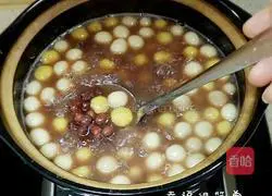 Red bean glutinous rice balls recipe 6