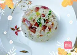 Illustration of how to make sausage fried rice 4