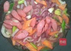 Illustration of home-style fried noodles 12