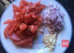 Illustration of how to make lasagna made of dumpling skins 2