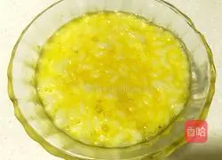 Illustration of how to make egg rice cakes 2