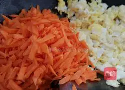 Illustration of how to make cabbage carotene buns 4