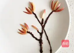 Creative Lotus Star Fried Noodles Recipe Illustration 5