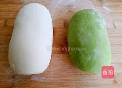 Illustration of how to make cabbage dumpling wrappers 5