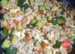 Fried rice Illustration of how to do it 4