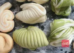 Illustration of how to make colorful steamed buns 8