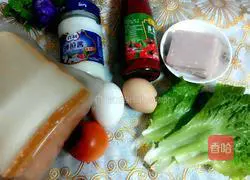 Illustration of how to make homemade sandwiches 1