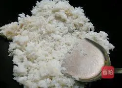 Illustration of how to make egg fried rice (chopped pepper version) 3