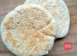 Illustration of how to make hollow sesame cake 19