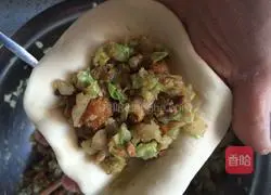 Illustration of how to make fried kohlrabi buns 12