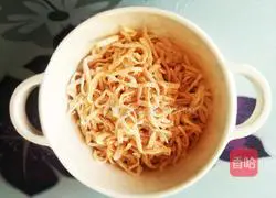 Illustration of how to make purple sweet potato and pumpkin colored noodles (complementary food for 10-month-old babies) 11