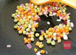 Colorful Fried Rice Recipe Illustration 3