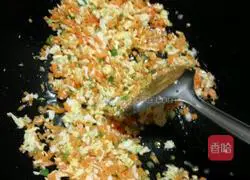 Illustration of how to make egg fried rice 2