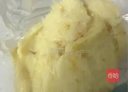 Illustration of how to make diced orange cheese pancakes (Holland) quick version 3