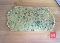 Vegetable and Egg Pancakes Recipe Illustration 8