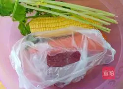 Carrot and corn dumplings Illustration of how to do it 1