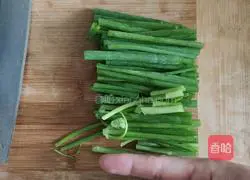 Scallion oil noodles with scallion oil Practice illustration 2