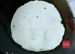 Illustration of how to make chive hand cakes 9