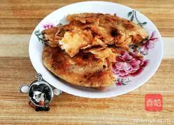  Illustration of how to make golden meat floss pancakes 11