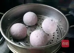 Illustration of how to make purple sweet potato buns 11