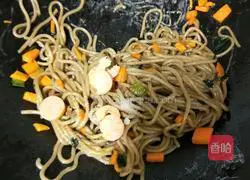 Illustration of how to make vegetable noodles 7